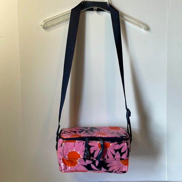 Vera Bradley Accessories Vera Bradley Lunch Box Crossbody Pink Blue